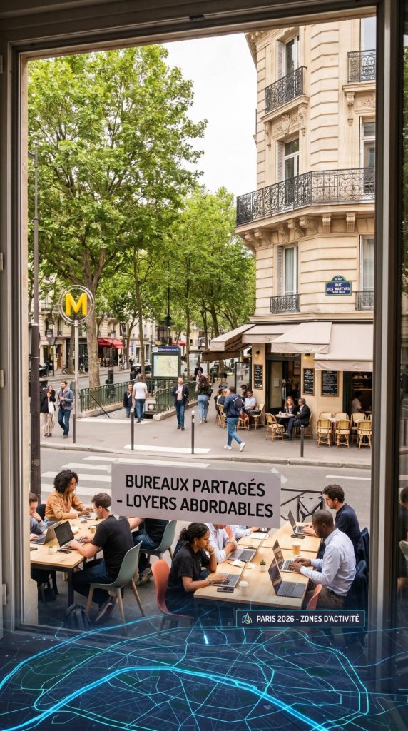 Quartiers de Paris ou trouver des locaux professionnels abordables en 2026